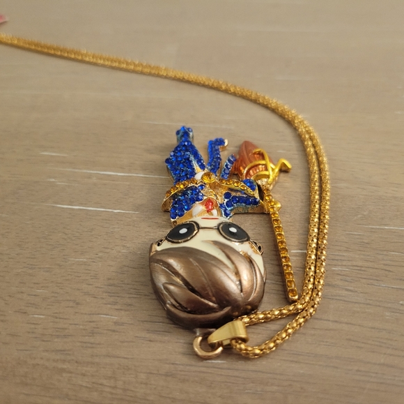 Betsey Johnson Blue Harry Potter Necklace NWT - Picture 6 of 8